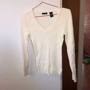 Winter white sweater